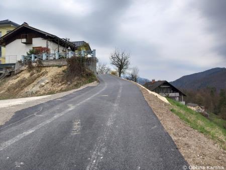 Asfaltiranje cestišča - Žale